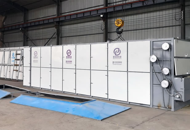 百信機(jī)械網(wǎng)帶式烘干機(jī)倉庫現(xiàn)場